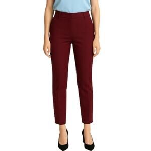 41 Hawthorn Adjustable Hem Pants Merlot Red NWT Women’s Size 4 Regular Fit